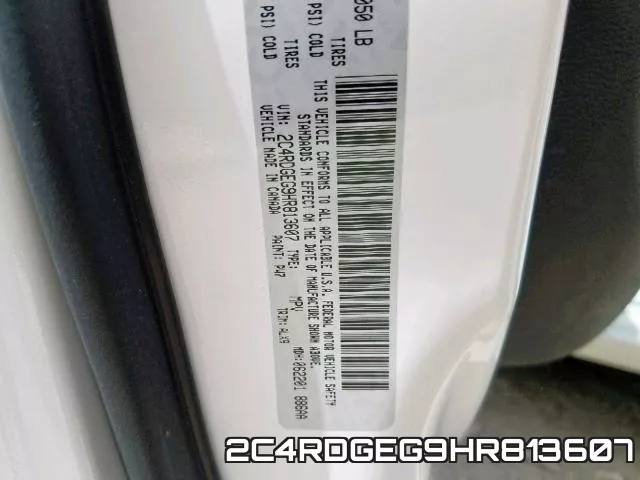 2C4RDGEG9HR813607 фото 2