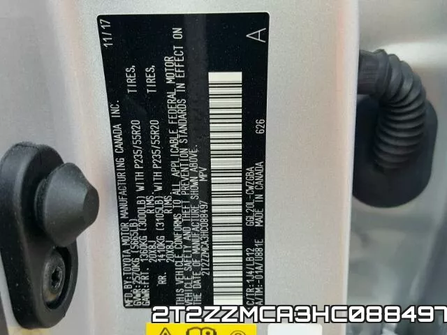 2T2ZZMCA3HC088497 фото 2