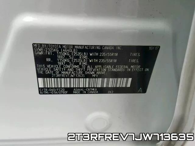 2T3RFREV7JW713635 фото 2