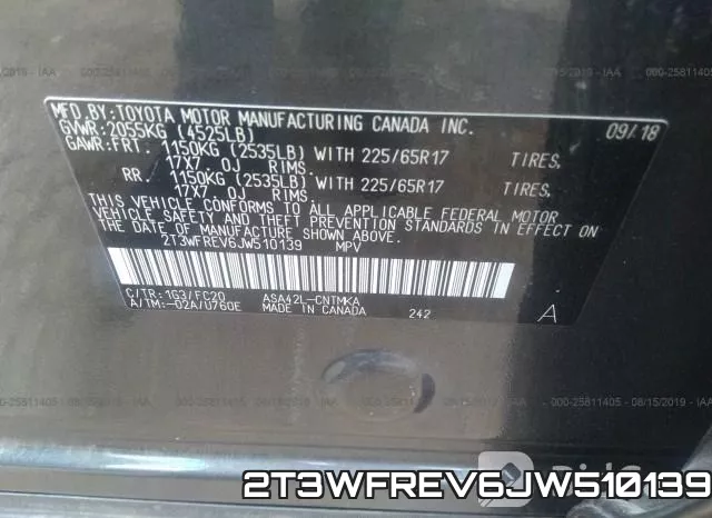 2T3WFREV6JW510139 фото 10