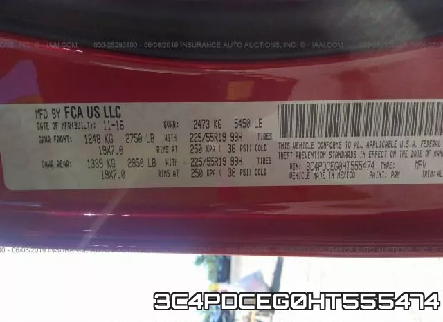 3C4PDCEG0HT555474 фото 10