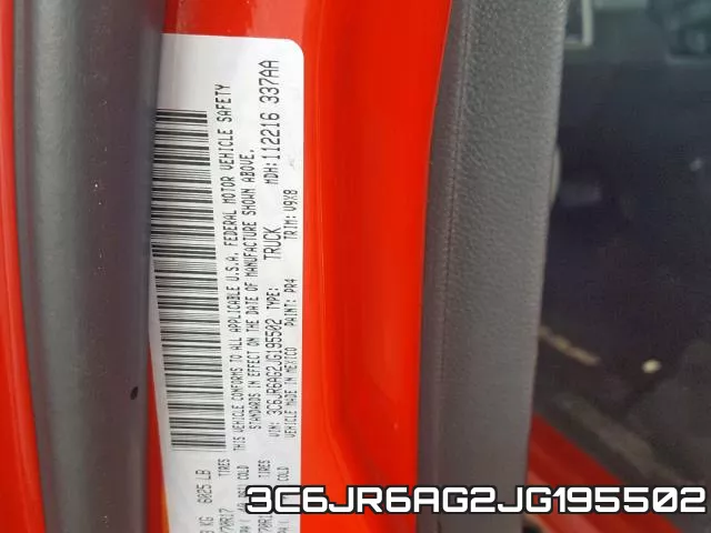 3C6JR6AG2JG195502 фото 2