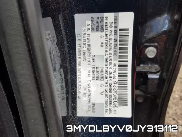 3MYDLBYV0JY313112 фото 2