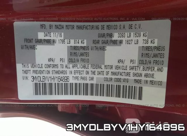 3MYDLBYV1HY164896 фото 10