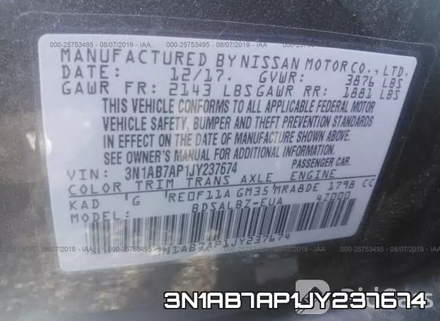 3N1AB7AP1JY237674 фото 10