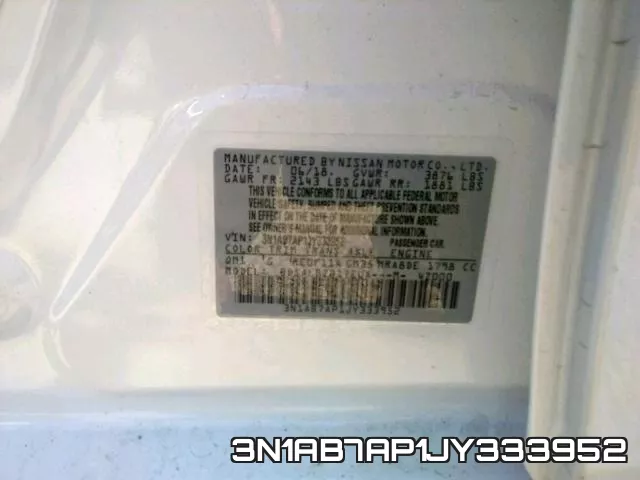 3N1AB7AP1JY333952 фото 2