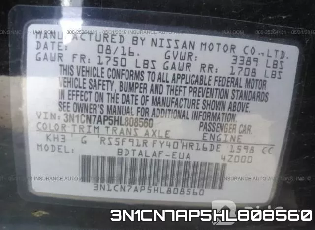 3N1CN7AP5HL808560 фото 10