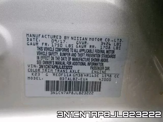 3N1CN7AP8JL823222 фото 2