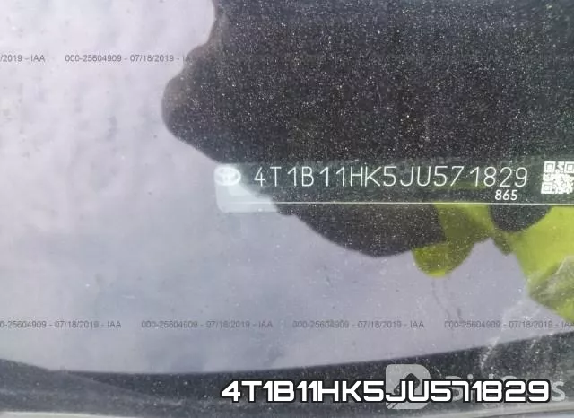 4T1B11HK5JU571829 фото 8