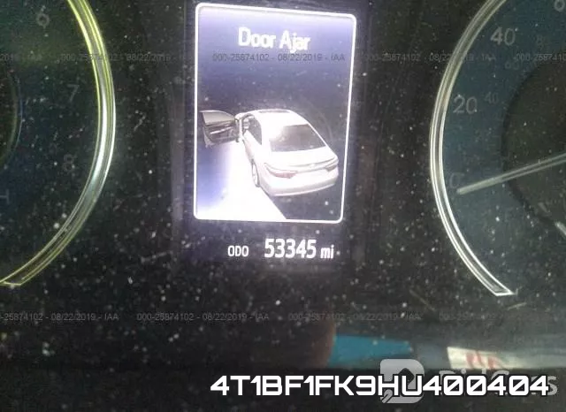 4T1BF1FK9HU400404 фото 8
