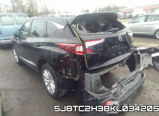 5J8TC2H38KL034205 фото 4