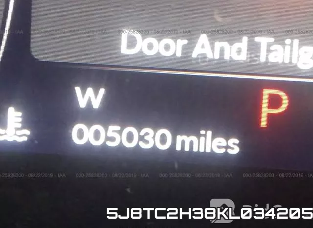5J8TC2H38KL034205 фото 7