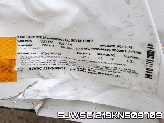 5JWSC1219KN509709 фото 2