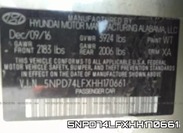 5NPD74LFXHH170661 фото 9