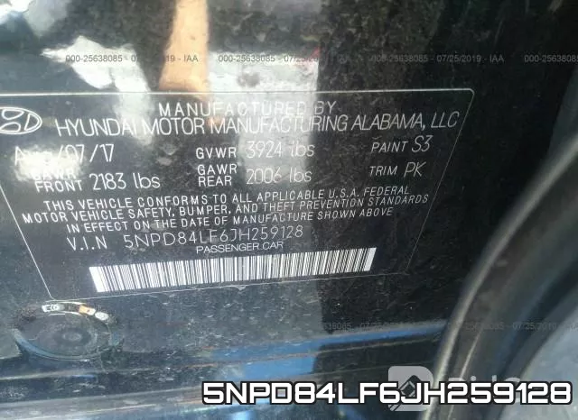 5NPD84LF6JH259128 фото 10