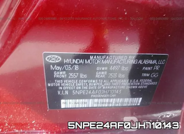 5NPE24AF0JH710143 фото 10