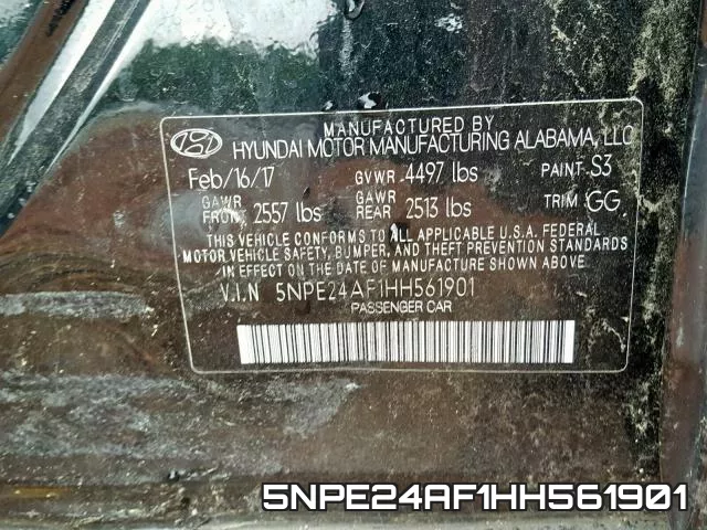 5NPE24AF1HH561901 фото 2