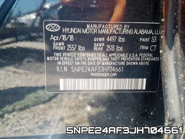 5NPE24AF3JH704661 фото 2