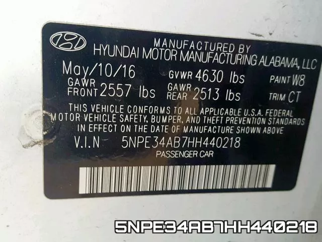 5NPE34AB7HH440218 фото 2