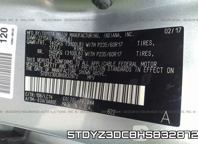 5TDYZ3DC8HS832872 фото 10
