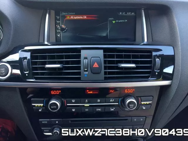 5UXWZ7C38H0V90439 фото 2