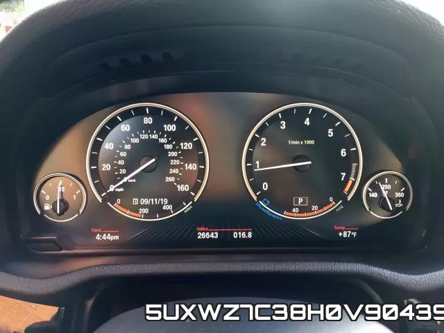 5UXWZ7C38H0V90439 фото 9