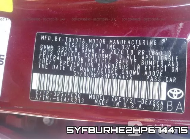 5YFBURHE2HP674475 фото 10
