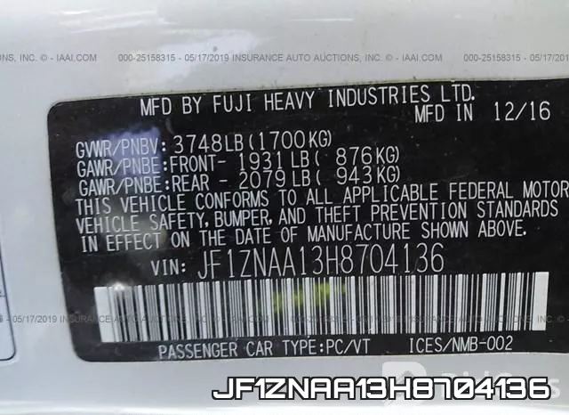 JF1ZNAA13H8704136 фото 10