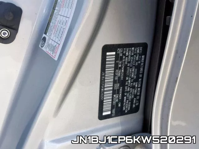 JN1BJ1CP6KW520291 фото 2