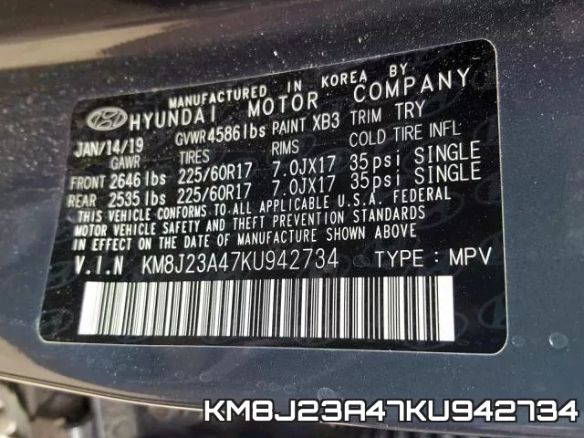 KM8J23A47KU942734 фото 2