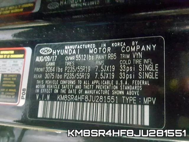 KM8SR4HF8JU281551 фото 2