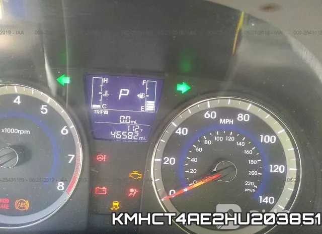 KMHCT4AE2HU203851 фото 8