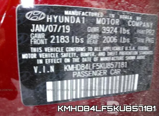KMHD84LF5KU857181 фото 10