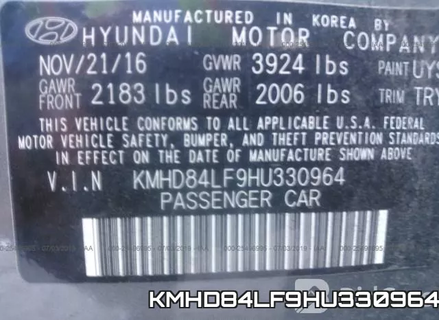 KMHD84LF9HU330964 фото 10