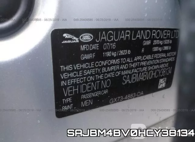 SAJBM4BV0HCY38134 фото 10