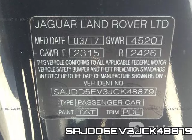 SAJDD5EV3JCK48879 фото 9