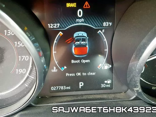SAJWA6ET6H8K43923 фото 9