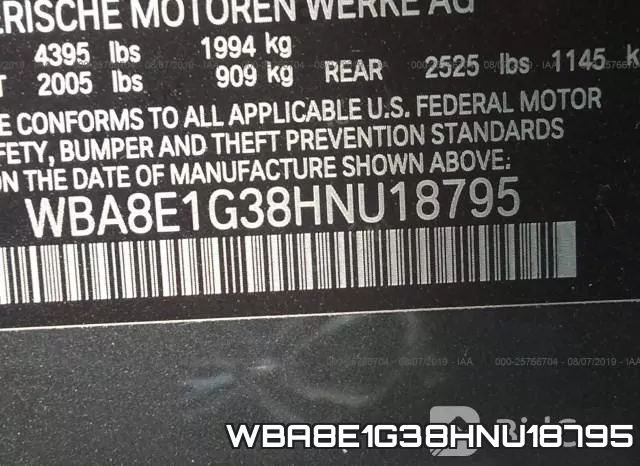 WBA8E1G38HNU18795 фото 10