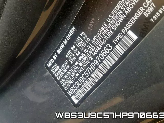WBS3U9C57HP970663 фото 2