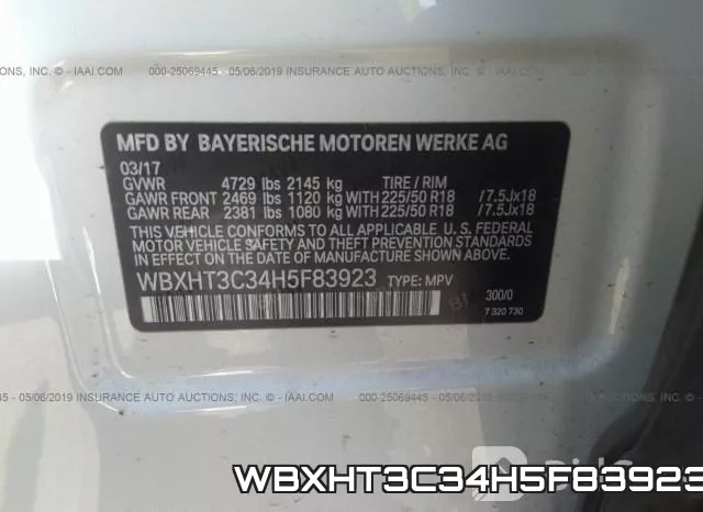 WBXHT3C34H5F83923 фото 10