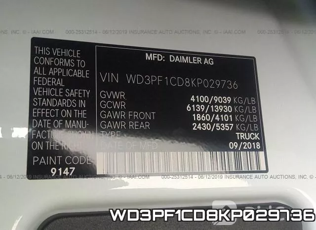 WD3PF1CD8KP029736 фото 10