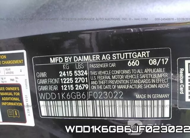 WDD1K6GB6JF023022 фото 10