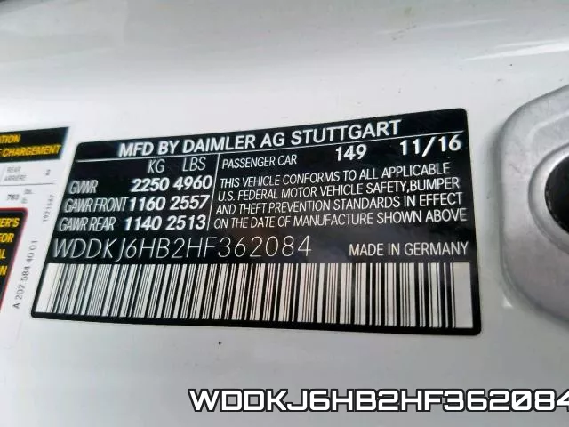 WDDKJ6HB2HF362084 фото 2