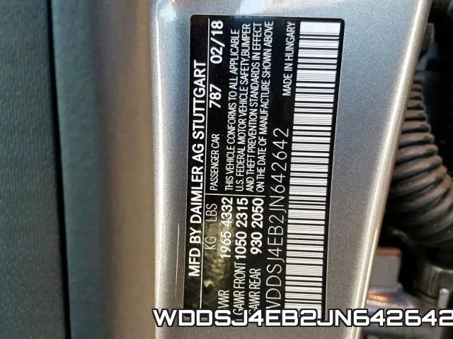 WDDSJ4EB2JN642642 фото 2