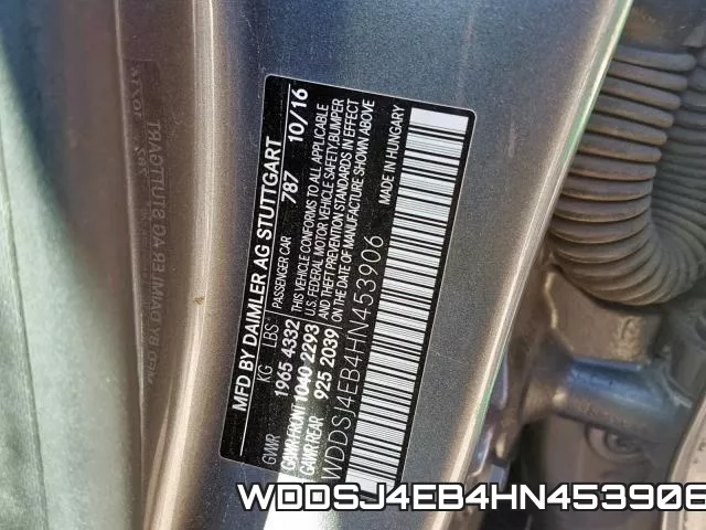WDDSJ4EB4HN453906 фото 2