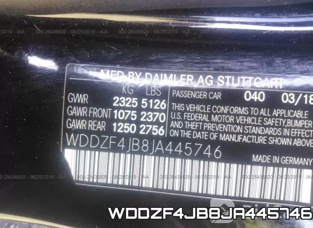 WDDZF4JB8JA445746 фото 10
