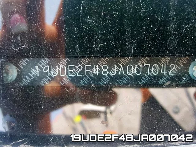 19UDE2F48JA007042 фото 2