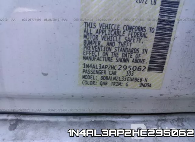 1N4AL3AP2HC295062 фото 10