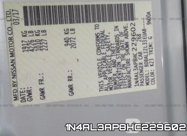 1N4AL3AP8HC229602 фото 10