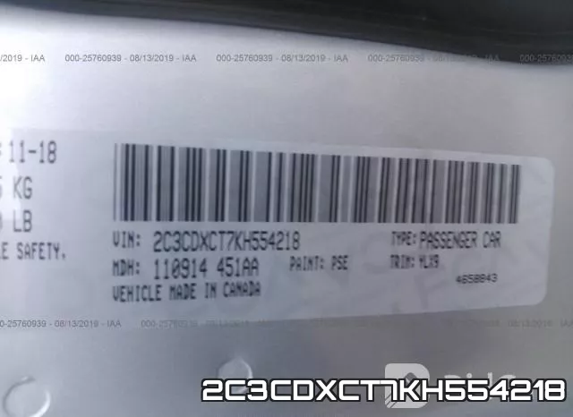 2C3CDXCT7KH554218 фото 10